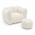 Sessel-Set Bouclé Beige